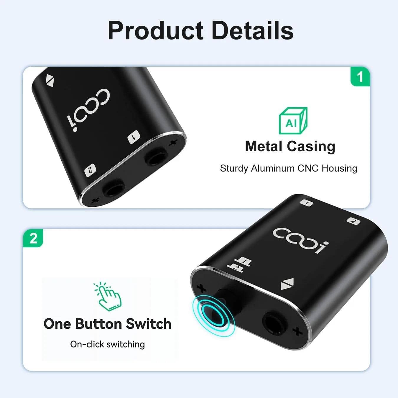 Cooidea Cestn Mm Stereo Audio Prep Na Obojsmern Audio Prep Na